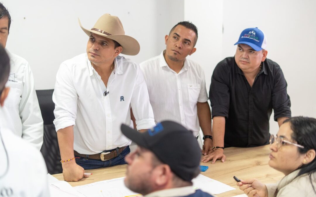 Zorro lideró jornada de inspección de obras y gobierno en territorio