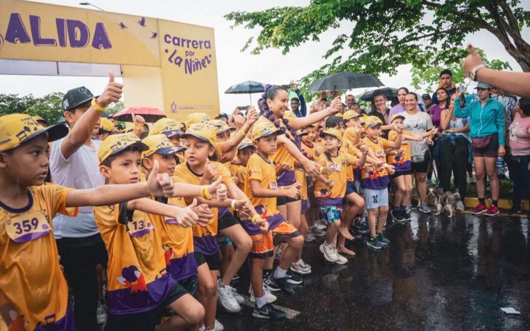 Más de 1000 niños y sus familias participaron en la Carrera de la Niñez en Yopal