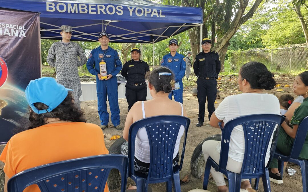 Yopaleños fortalecen su respuesta ante emergencias por incendios