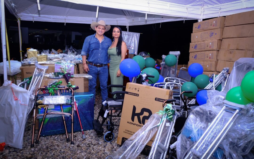 Zorro cambió regalos por ayudas técnicas y convirtió su cumpleaños en un acto de solidaridad