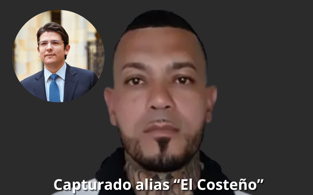 Capturan a alias “El Costeño”, presunto cerebro del atentado contra Miguel Uribe Turbay en Bogotá