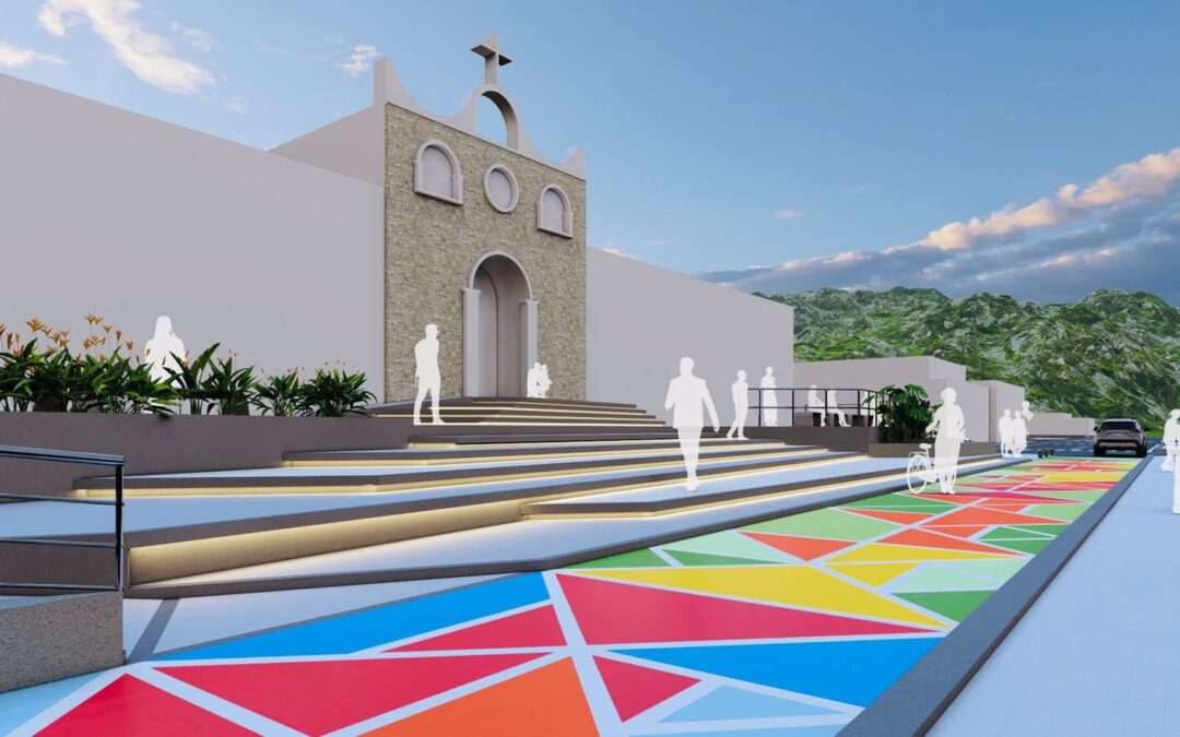 Inicia la construcción del Plan Centro en Chámeza que le cambiará la cara al municipio