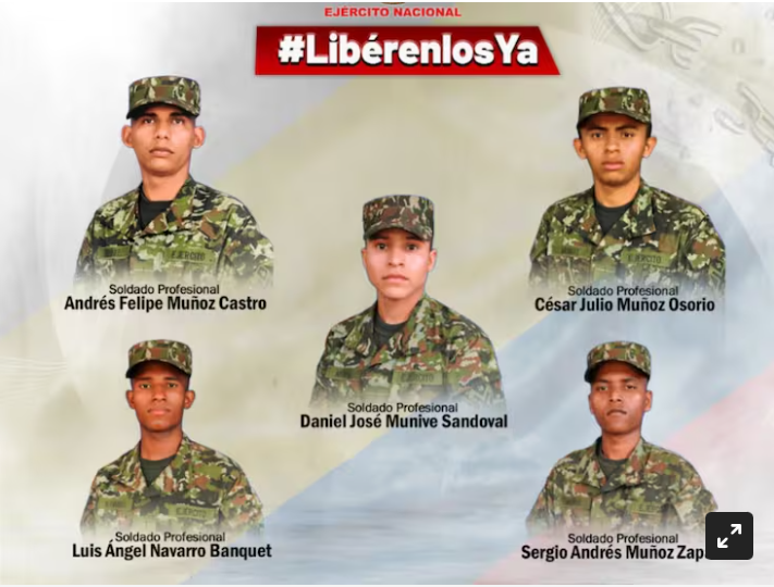 Reportan el secuestro de cinco soldados en Arauca