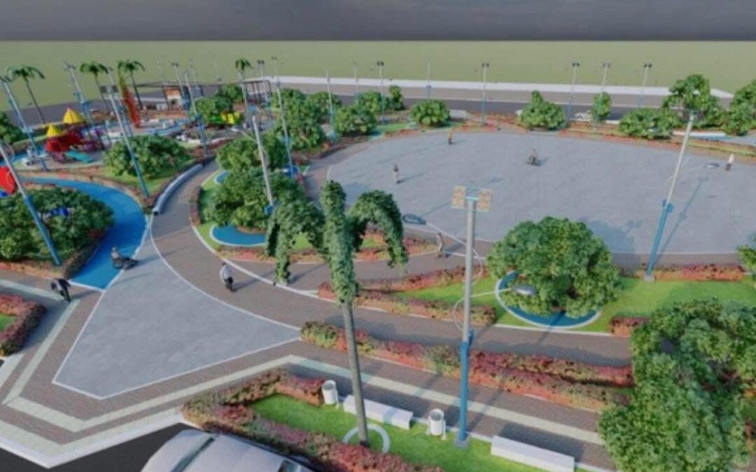 Parque principal de Bocas del Pauto será una realidad gracias al gobernador Zorro
